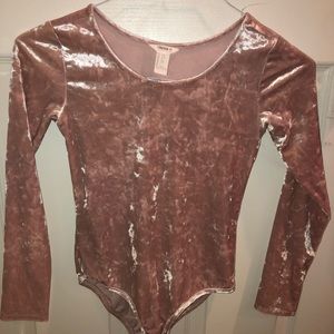 Pink Velvet Kids Bodysuit